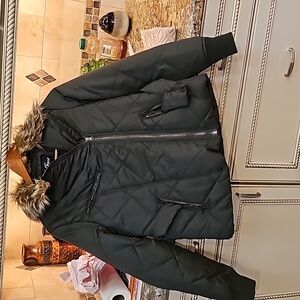 Women's  new  medium me Jane puffer zip up lightweight jacket wi zip pocket